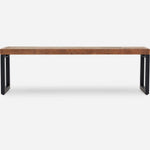 Detroit Bench - 155cm Bench Oaklands & Rustic Natural Finish Chairs Sterling Home 1