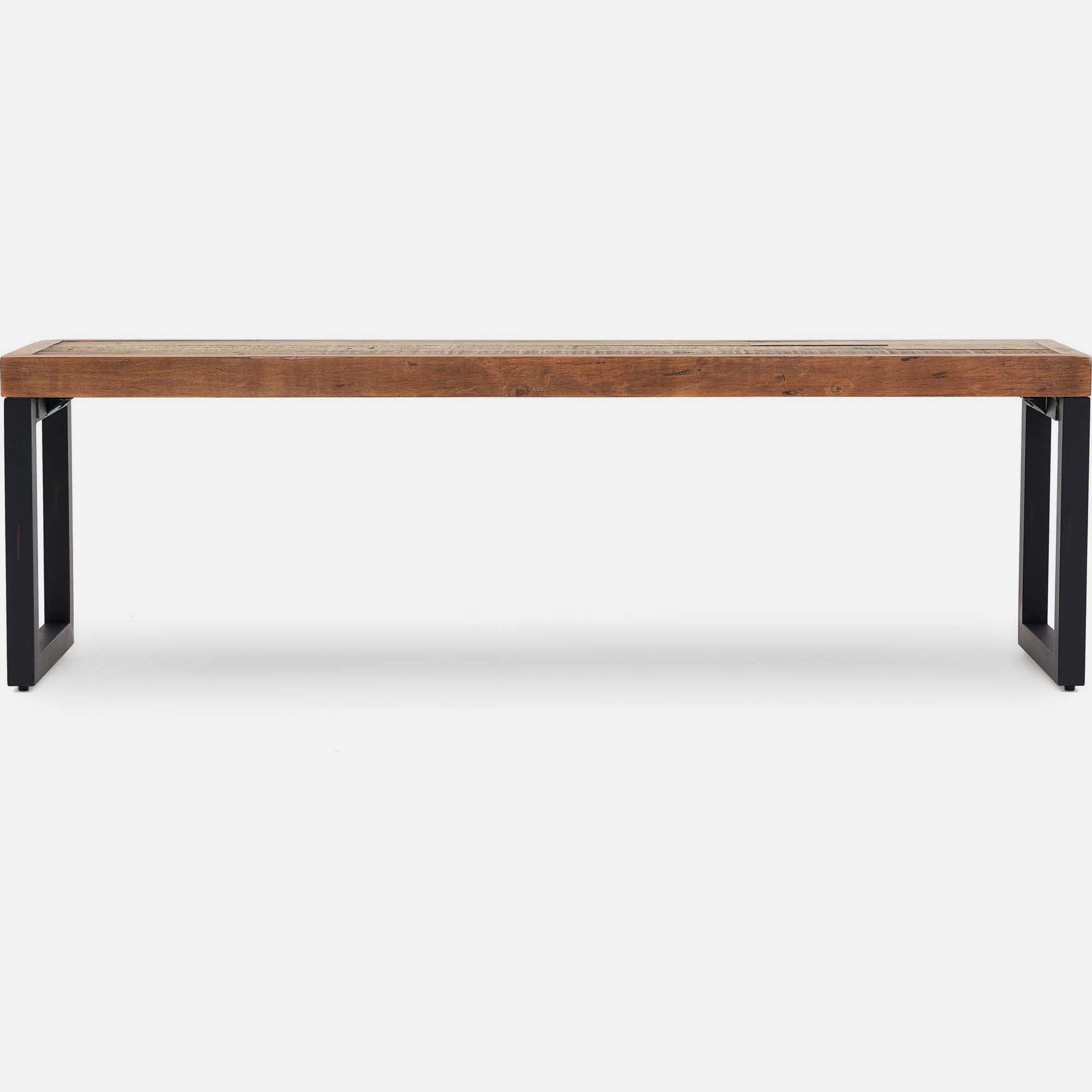 Detroit Bench - 155cm Bench Oaklands & Rustic Natural Finish Chairs Sterling Home 1