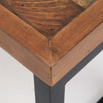 Detroit Bench - 155cm Bench Oaklands & Rustic Natural Finish Chairs Sterling Home 3