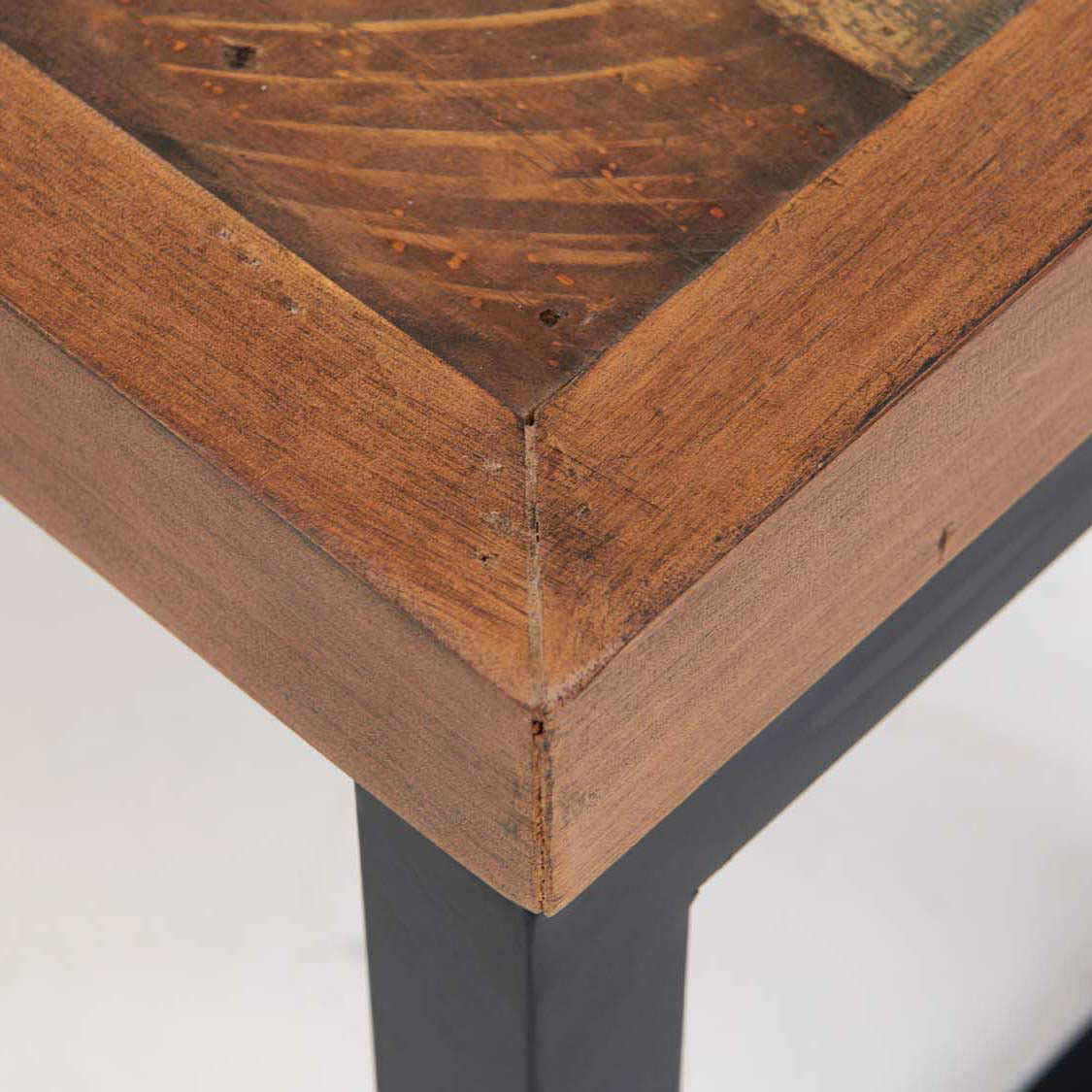 Detroit Bench - 155cm Bench Oaklands & Rustic Natural Finish Chairs Sterling Home 3