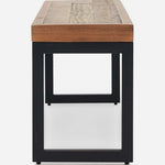 Detroit Bench - 155cm Bench Oaklands & Rustic Natural Finish Chairs Sterling Home 6