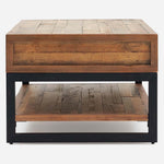 Detroit Coffee Table - Coffee Table Oaklands & Rustic Natural Finish Tables Sterling Home 5