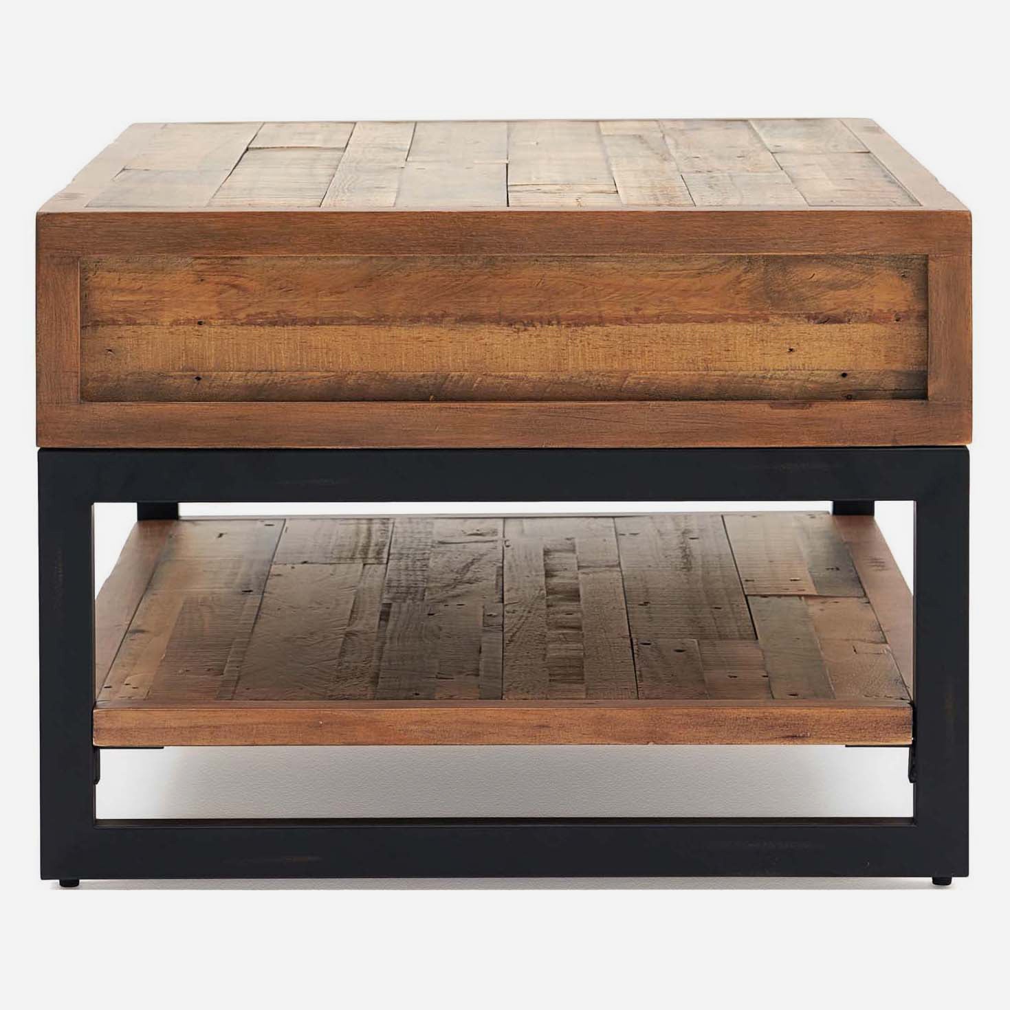 Detroit Coffee Table - Coffee Table Oaklands & Rustic Natural Finish Tables Sterling Home 5