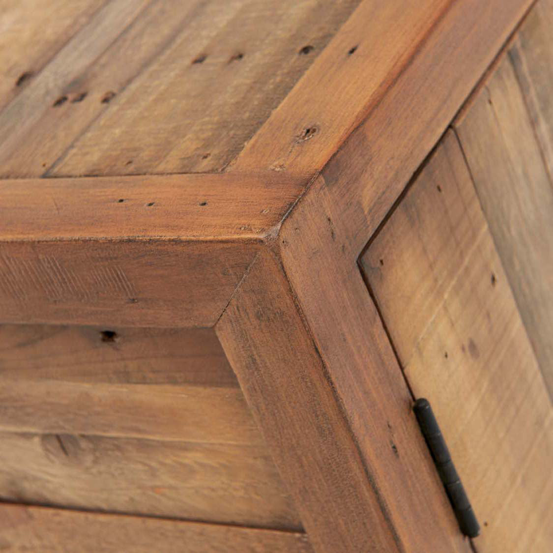 Detroit Wide Sideboard - Wide Sideboard Oaklands & Rustic Natural Finish Storage Sterling Home 3