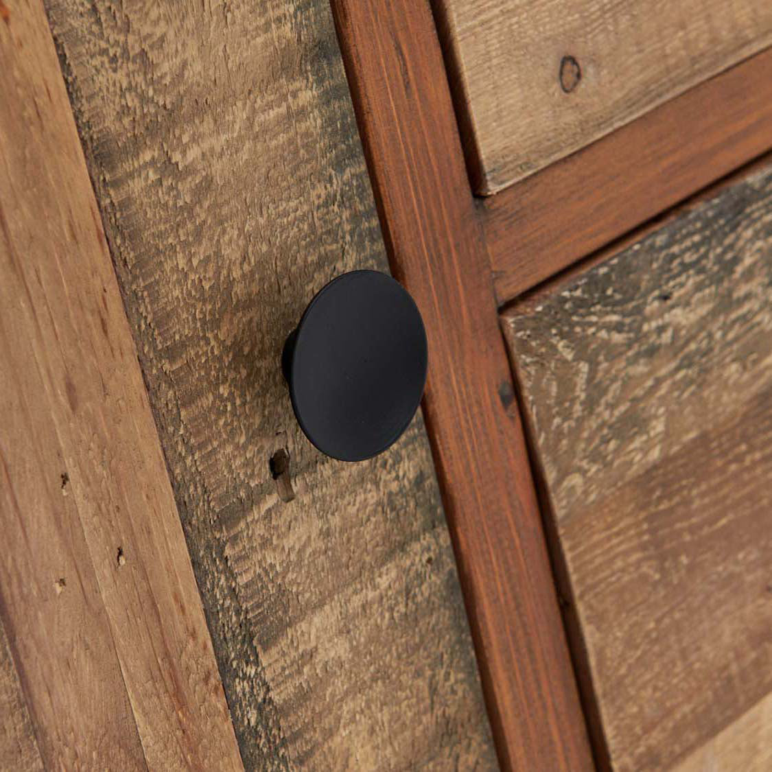 Detroit Wide Sideboard - Wide Sideboard Oaklands & Rustic Natural Finish Storage Sterling Home 4