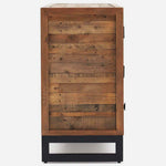 Detroit Wide Sideboard - Wide Sideboard Oaklands & Rustic Natural Finish Storage Sterling Home 6