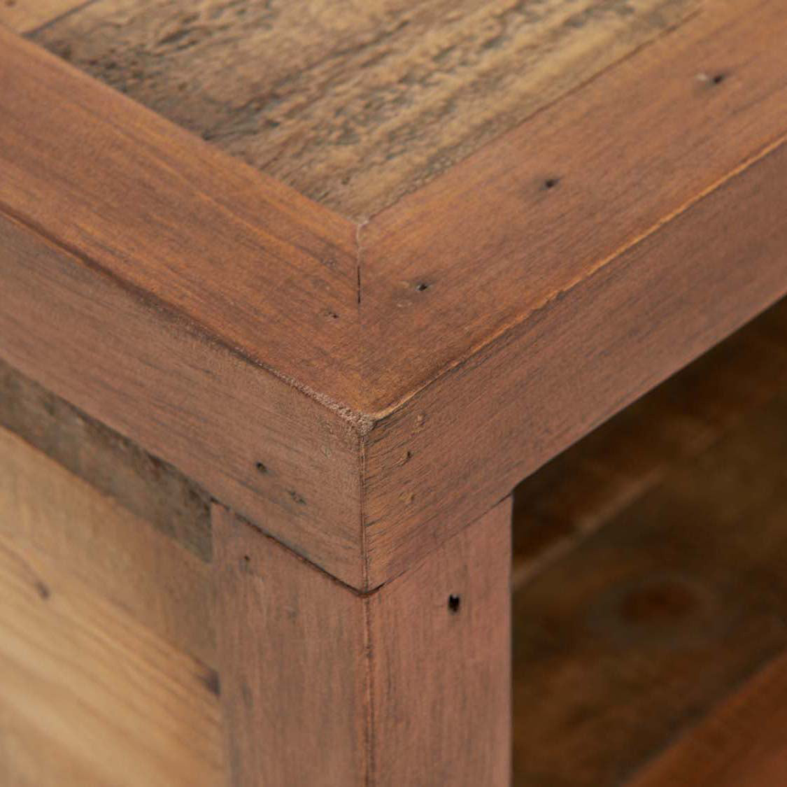 Detroit TV Unit - Small TV Unit Oaklands & Rustic Natural Finish Tables Sterling Home 2