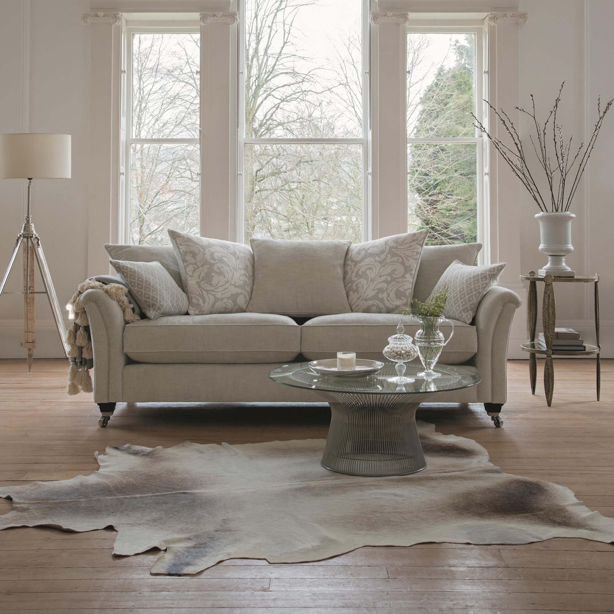 Parker Knoll Devonshire 4 Seater Standard Back Sofa - Grand Sofa - Formal Back Grade A Sofas Sterling Home 2