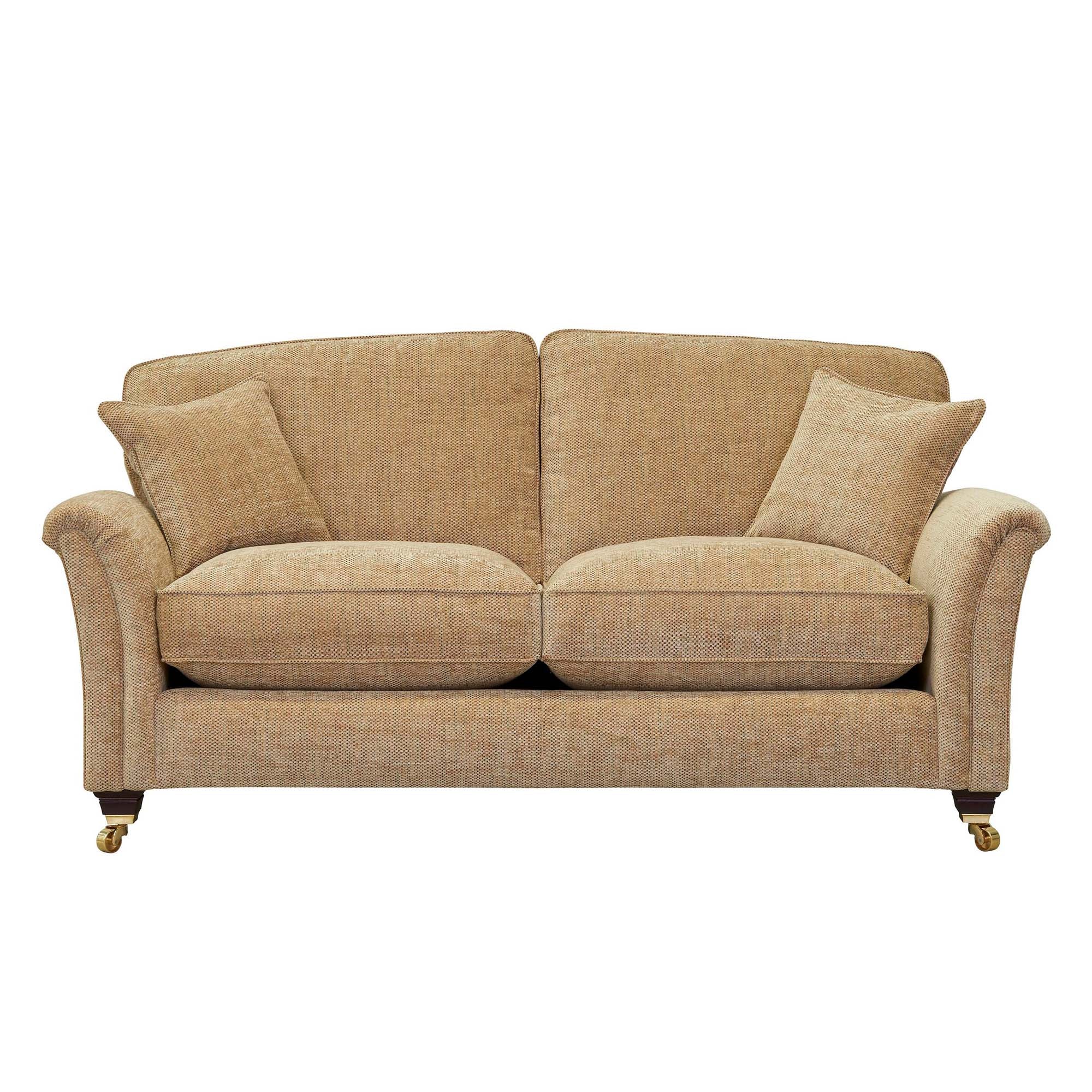 Parker Knoll Devonshire Large 2 Seater Standard Back Sofa - Large 2 Seater Sofa - Formal Back M Grade Leather Sterling Home 1