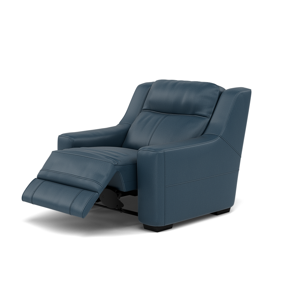 Dino Recliner Armchair - Power Recliner Chair BXS Only — BXS-313E Ocean Blue, gallery image 3