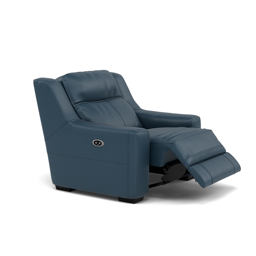 Dino Recliner Armchair - Power Recliner Chair BXS Only — BXS-313E Ocean Blue, gallery image 1
