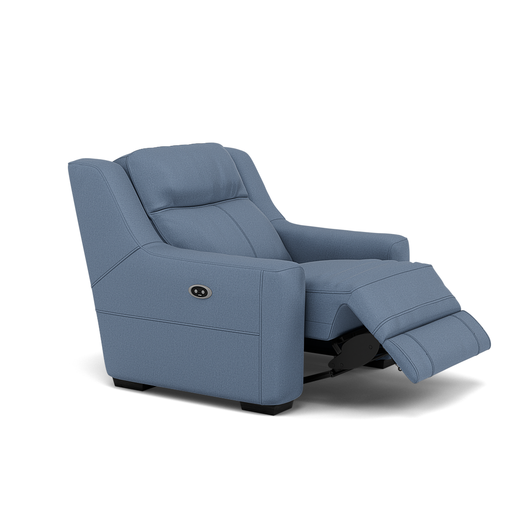 Dino Recliner Armchair - Power Recliner Chair SKA MAD AIS Only — BFA-MAD-08 PACIFIC BLUE, gallery image 1