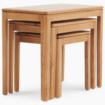 Dunmore Nest of Tables - Nest of Tables Oak Tables Sterling Home 1