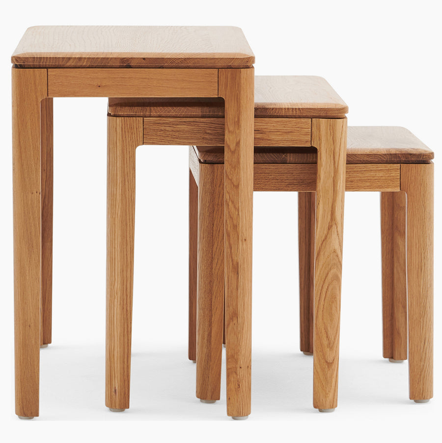 Dunmore Nest of Tables - Nest of Tables Oak Tables Sterling Home 2