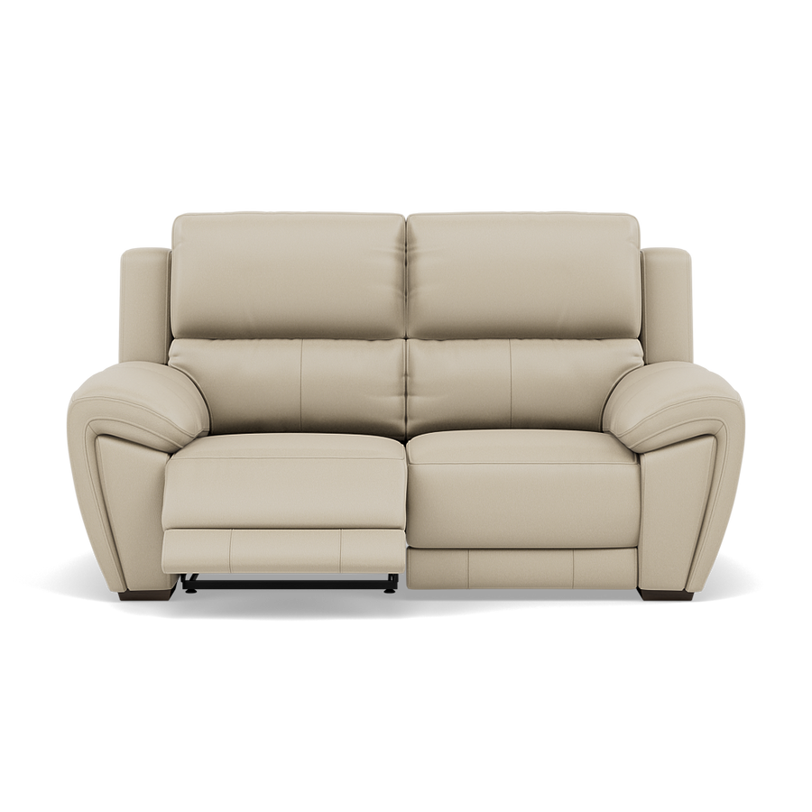 Echo 2 Seater Recliner Sofa - 2 Seater 2 Power Recliners Lumber Support Cat 20S - Power with Power Lumbar Sterling Home BXS-041E SILVER GREY 2