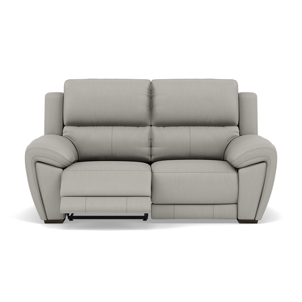 Echo 2 Seater Recliner Sofa - 2 Seater 2 Power Recliners Lumber Support Cat 25S - Power With Power Headrest Footrest Lumbar & USB 2 Seater Sofas Sterling Home 7 NCS-251E GREY