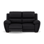 Echo 2 Seater Recliner Sofa - 2 Seater 2 Power Recliners Lumber Support Cat 25S - Power With Power Headrest Footrest Lumbar & USB 2 Seater Sofas Sterling Home 14 NCS-023C BLACK