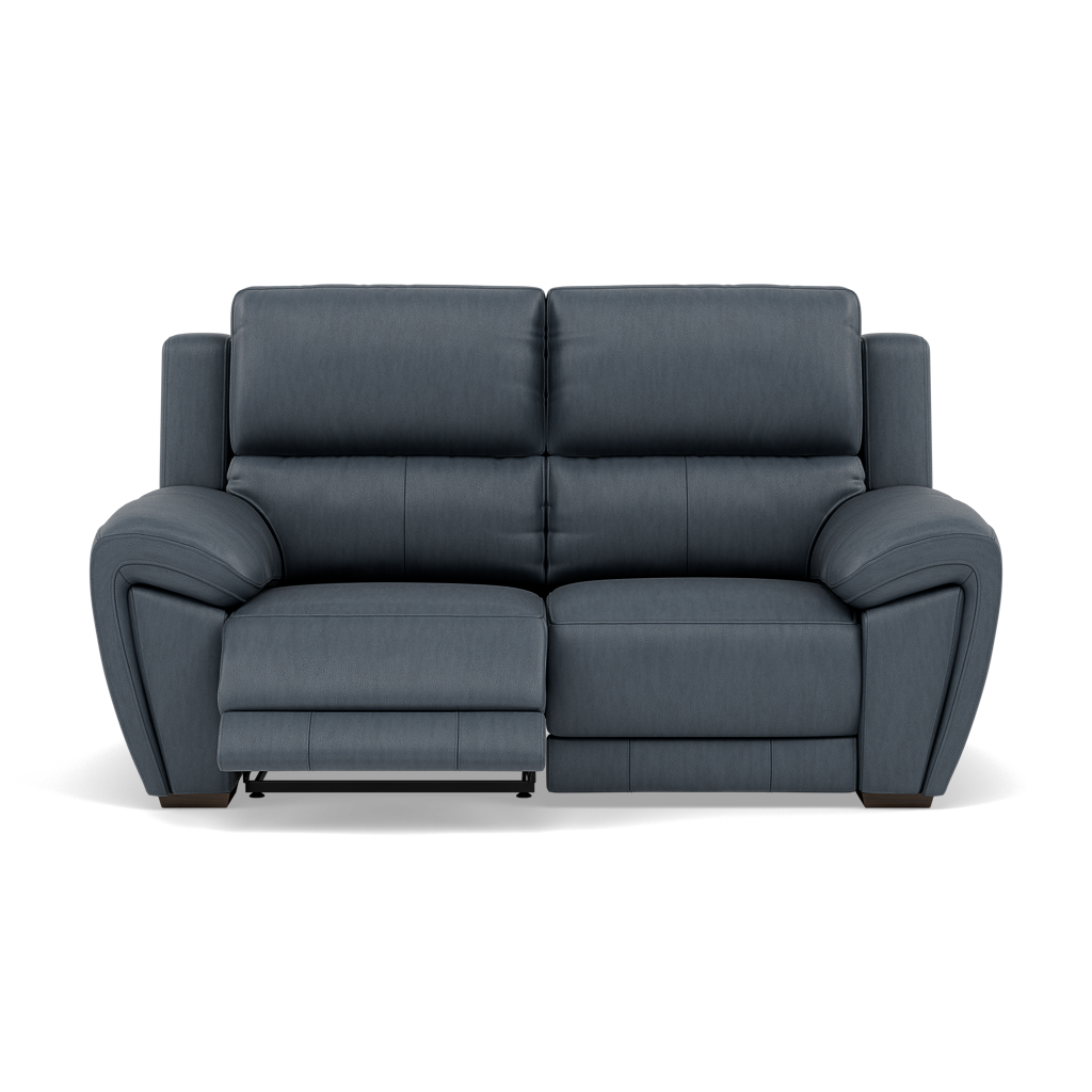 Echo 2 Seater Recliner Sofa - 2 Seater 2 Power Recliners Lumber Support Cat 25S - Power With Power Headrest Footrest Lumbar & USB 2 Seater Sofas Sterling Home 15 NCS-313E OCEAN BLUE