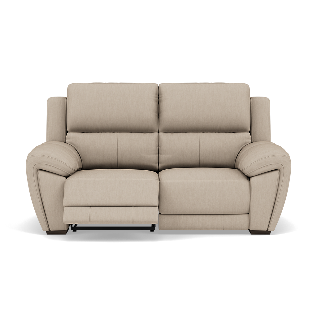 Echo 2 Seater Recliner Sofa - 2 Seater 2 Power Recliners Lumber Support Cat 25S - Power With Power Headrest Footrest Lumbar & USB 2 Seater Sofas Sterling Home 11 NCS-039C PEBBLE