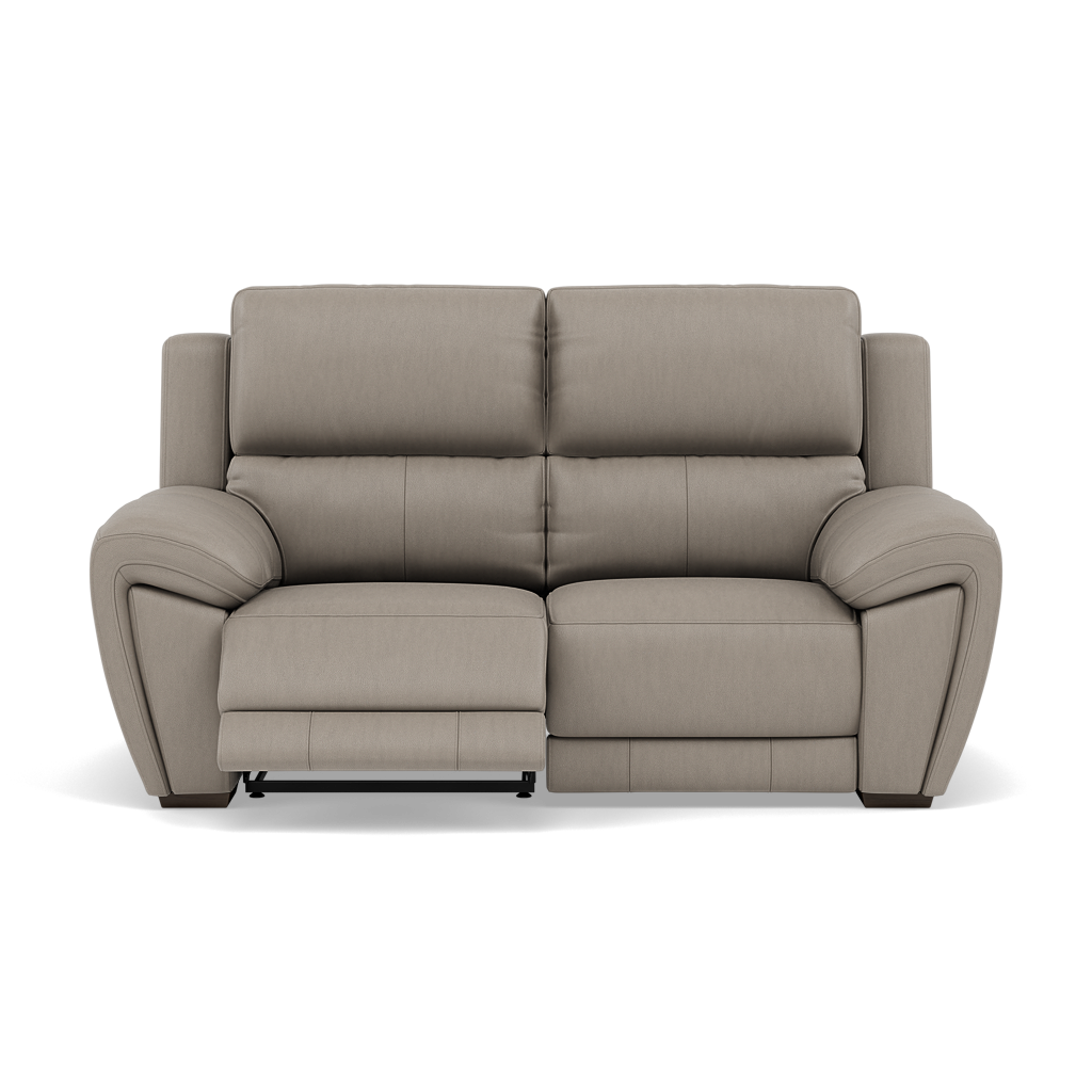 Echo 2 Seater Recliner Sofa - 2 Seater 2 Power Recliners Lumber Support Cat 25S - Power With Power Headrest Footrest Lumbar & USB 2 Seater Sofas Sterling Home 12 NCS-722A TAUPE
