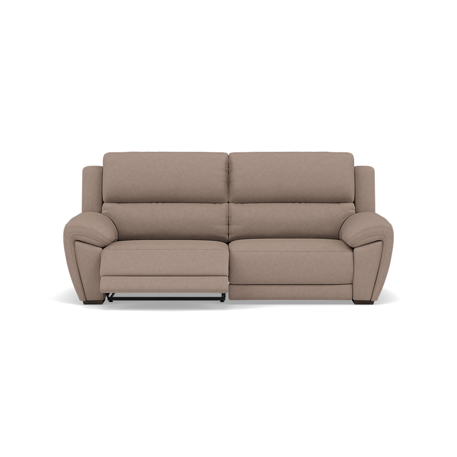 Echo 3 Seater Recliner Sofa - 2.5 Seater Sofa 2 Power Recliners Fabric - Power Recliner Sterling Home BFA-BLJ-946 SILVER GREY 2