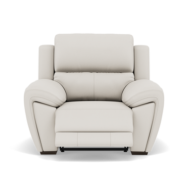 Echo Recliner Armchair - Power Recliner Chair Lumber Support Cat 25S - Power with Power Lumbar & USB Sterling Home 3 NCS-744D STAR WHITE