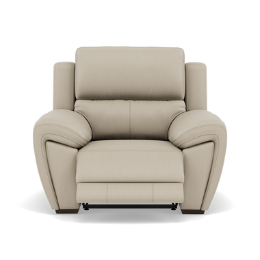 Echo Recliner Armchair - Power Recliner Chair Lumber Support Cat 25S - Power with Power Lumbar & USB Sterling Home 5 NCS-041E SILVER GREY