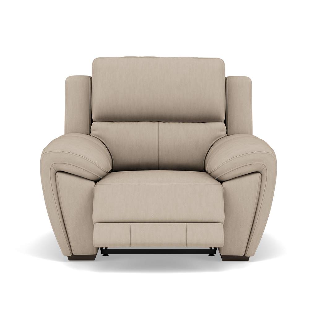 Echo Recliner Armchair - Power Recliner Chair Lumber Support Cat 25S - Power with Power Lumbar & USB Sterling Home 10 NCS-039C PEBBLE