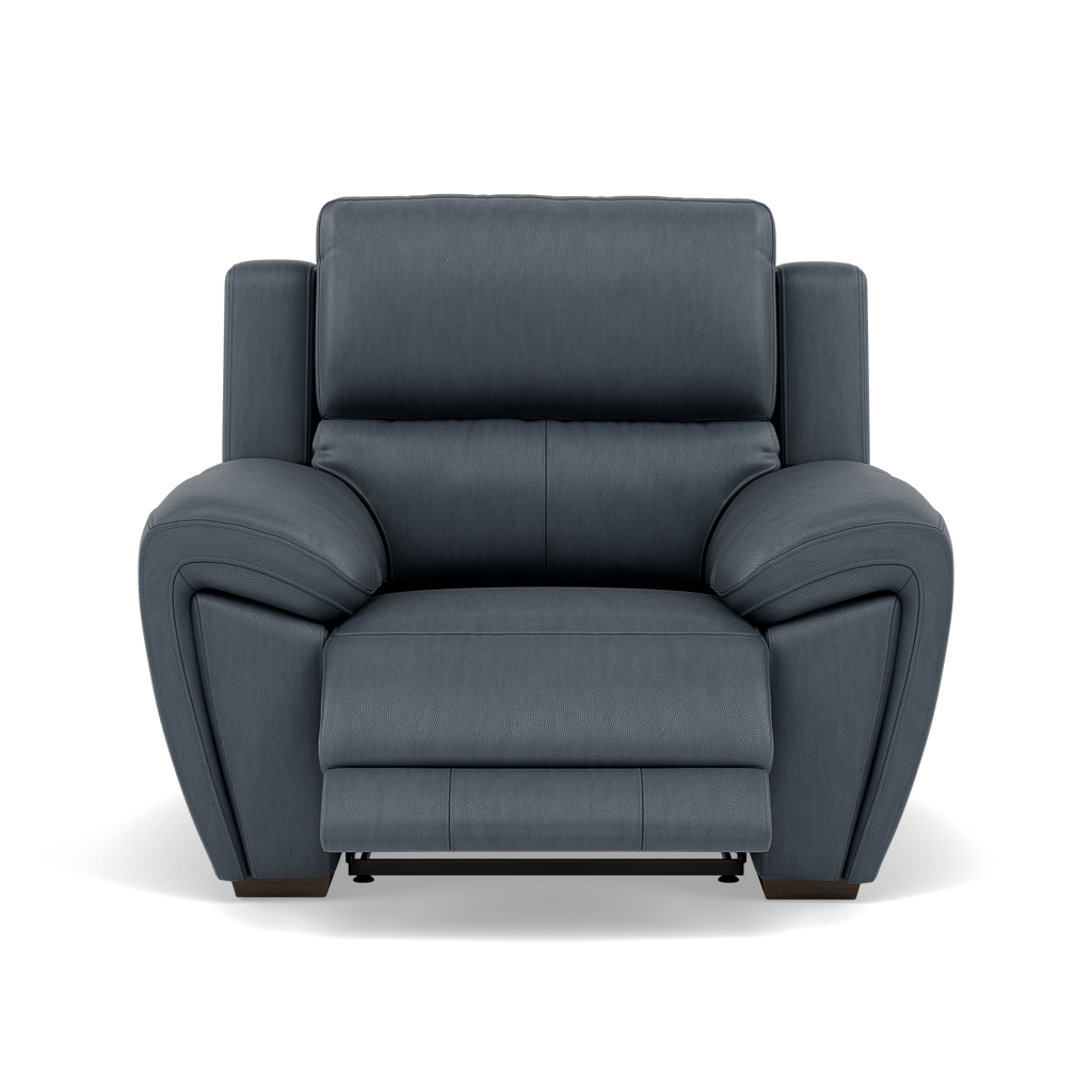 Echo Recliner Armchair - Power Recliner Chair Lumber Support Cat 25S - Power with Power Lumbar & USB Sterling Home 14 NCS-313E OCEAN BLUE
