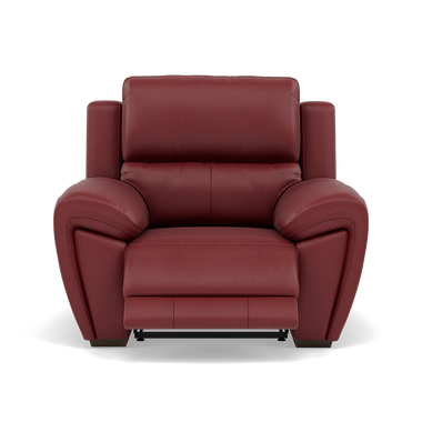 Echo Recliner Armchair - Power Recliner Chair Lumber Support Cat 25S - Power with Power Lumbar & USB Sterling Home 15 NCS-854C RUSTIC RED