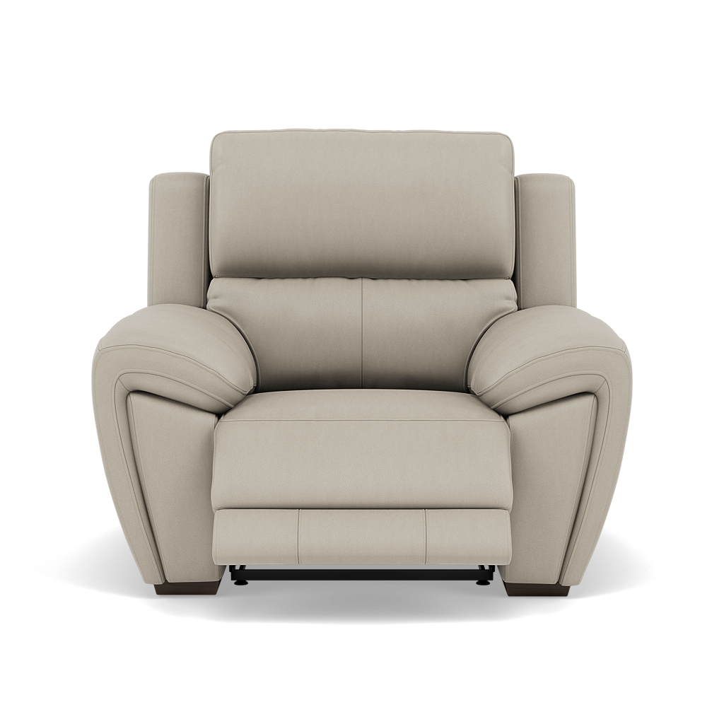 Echo Recliner Armchair - Power Recliner Chair Lumber Support Cat 25S - Power with Power Lumbar & USB Sterling Home 7 NCS-946B FEATHER GREY