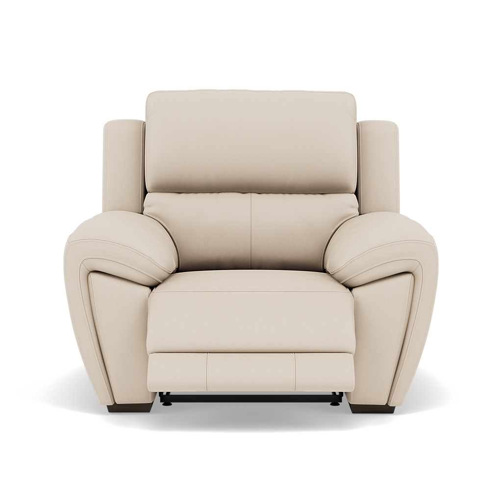 Echo Recliner Armchair - Power Recliner Chair Lumber Support Cat 25S - Power with Power Lumbar & USB Sterling Home 4 NCS-156E FROST