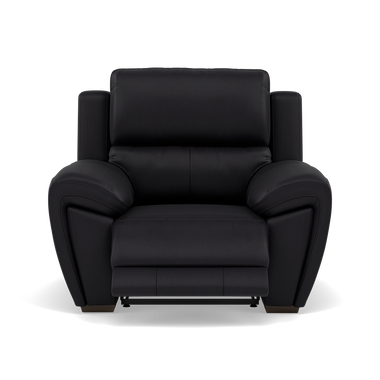 Echo Recliner Armchair - Power Recliner Chair Lumber Support Cat 25S - Power with Power Lumbar & USB Sterling Home 13 NCS-023C BLACK