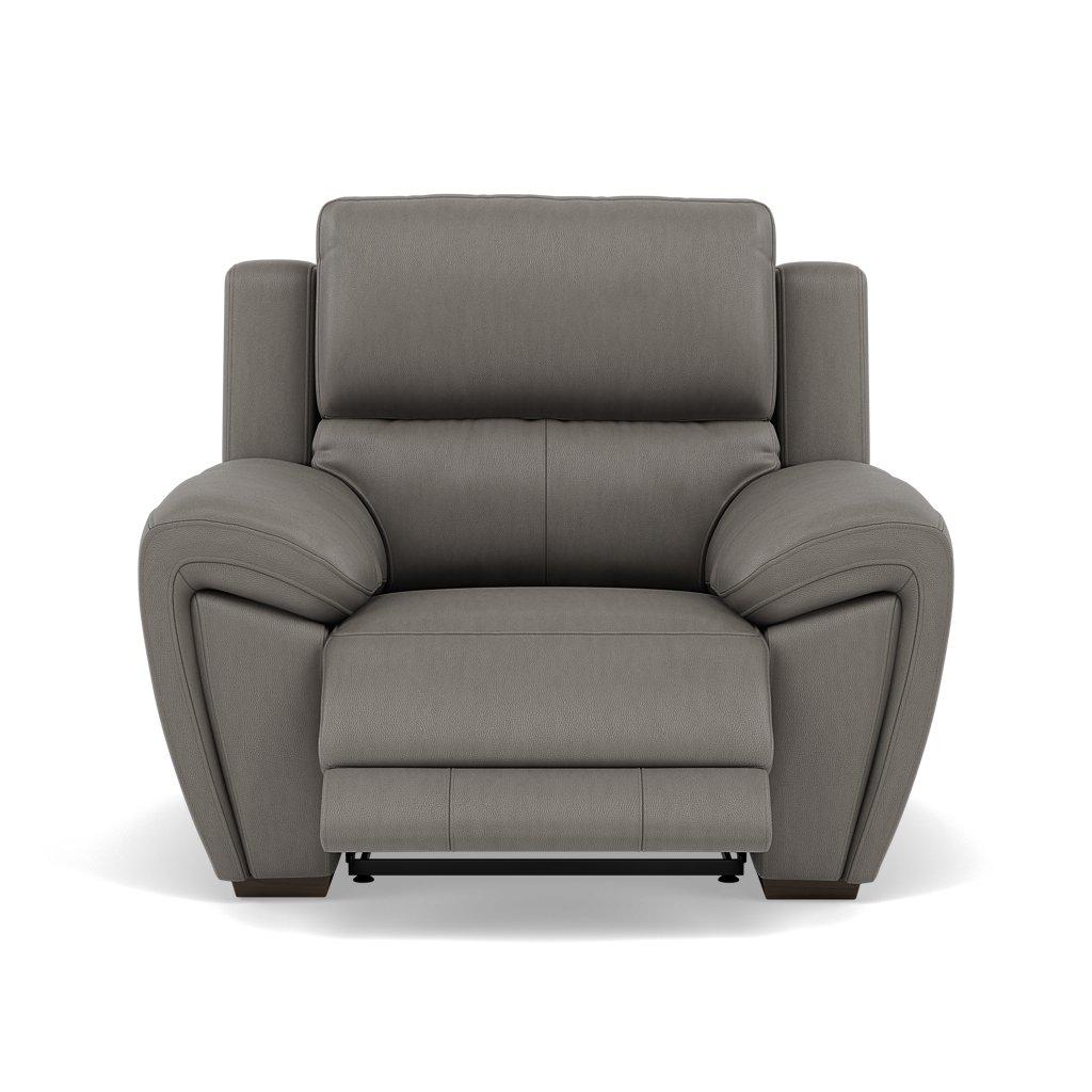 Echo Recliner Armchair - Power Recliner Chair Lumber Support Cat 25S - Power with Power Lumbar & USB Sterling Home 8 NCS-042E ELEPHANT