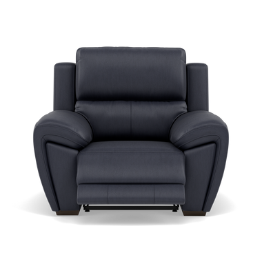 Echo Recliner Armchair - Power Recliner Chair Lumber Support Cat 25S - Power with Power Lumbar & USB Sterling Home 1 NCS-036C NAVY BLUE