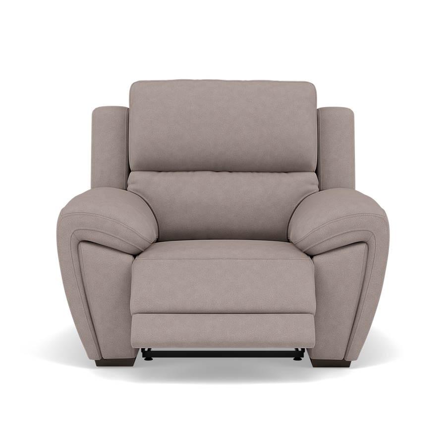 Echo Recliner Armchair - Power Recliner Chair Lumber Support Fabric - Power with Power Lumbar Sterling Home BFA-BLJ-22 DOVE GREY 1