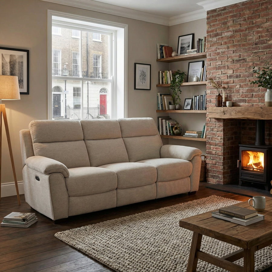 Eldon 3 Seater Power Recliner Sofa 3 Seater Sofas Sterling Home 2