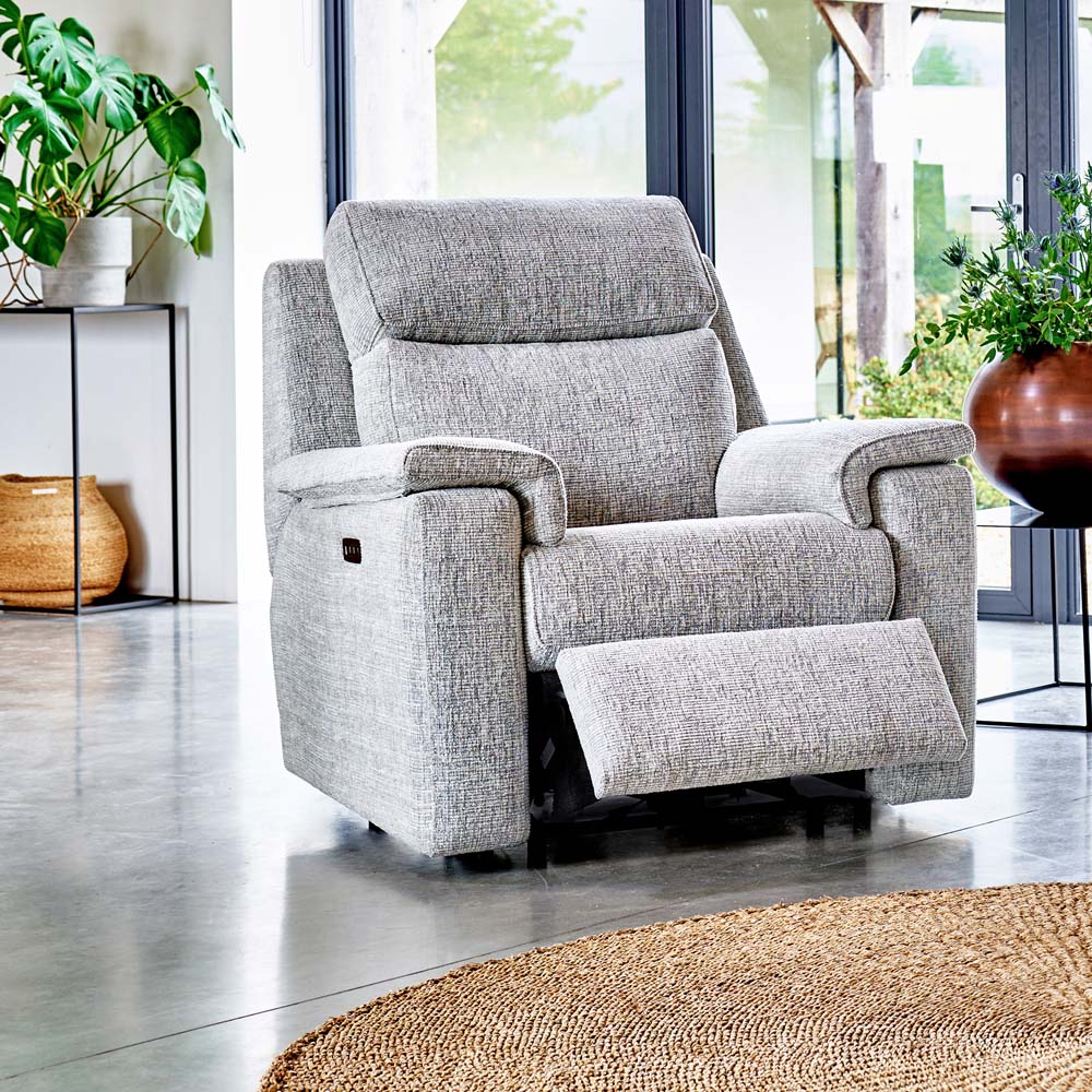 G Plan Ellis Recliner Armchair - Man Rec Chair Grade L - Manual Recliner Armchairs Sterling Home 2
