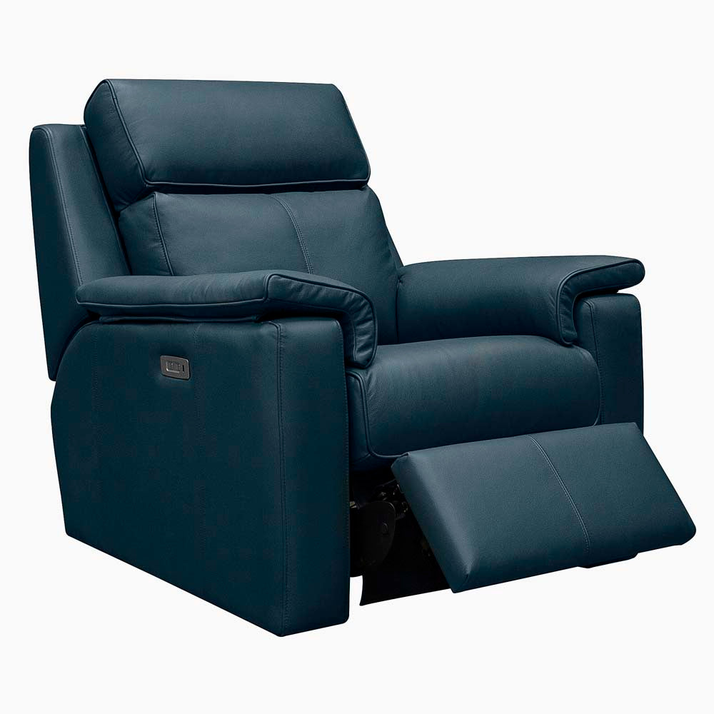 G Plan Ellis Recliner Armchair - Elec Rec Chair with Headrest and Lumbar with USB Grade B - Power Recliner with Lumbar Support & USB Sterling Home 3