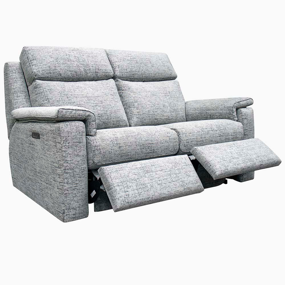 G Plan Ellis Small Recliner Sofa - Small Sofa Man Rec DBL Grade L - Manual Recliner 2 Seater Sofas Sterling Home 7