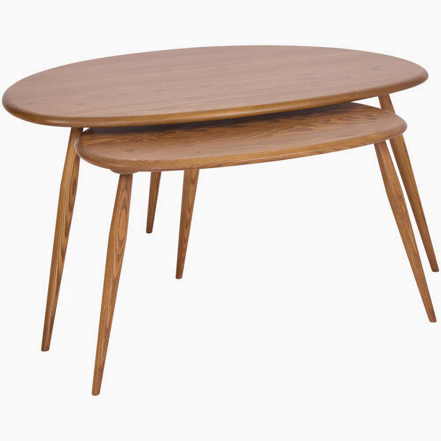 Ercol Collection Pebble Nest of Tables - Pebble Coffee Table Nest Tables Sterling Home 2