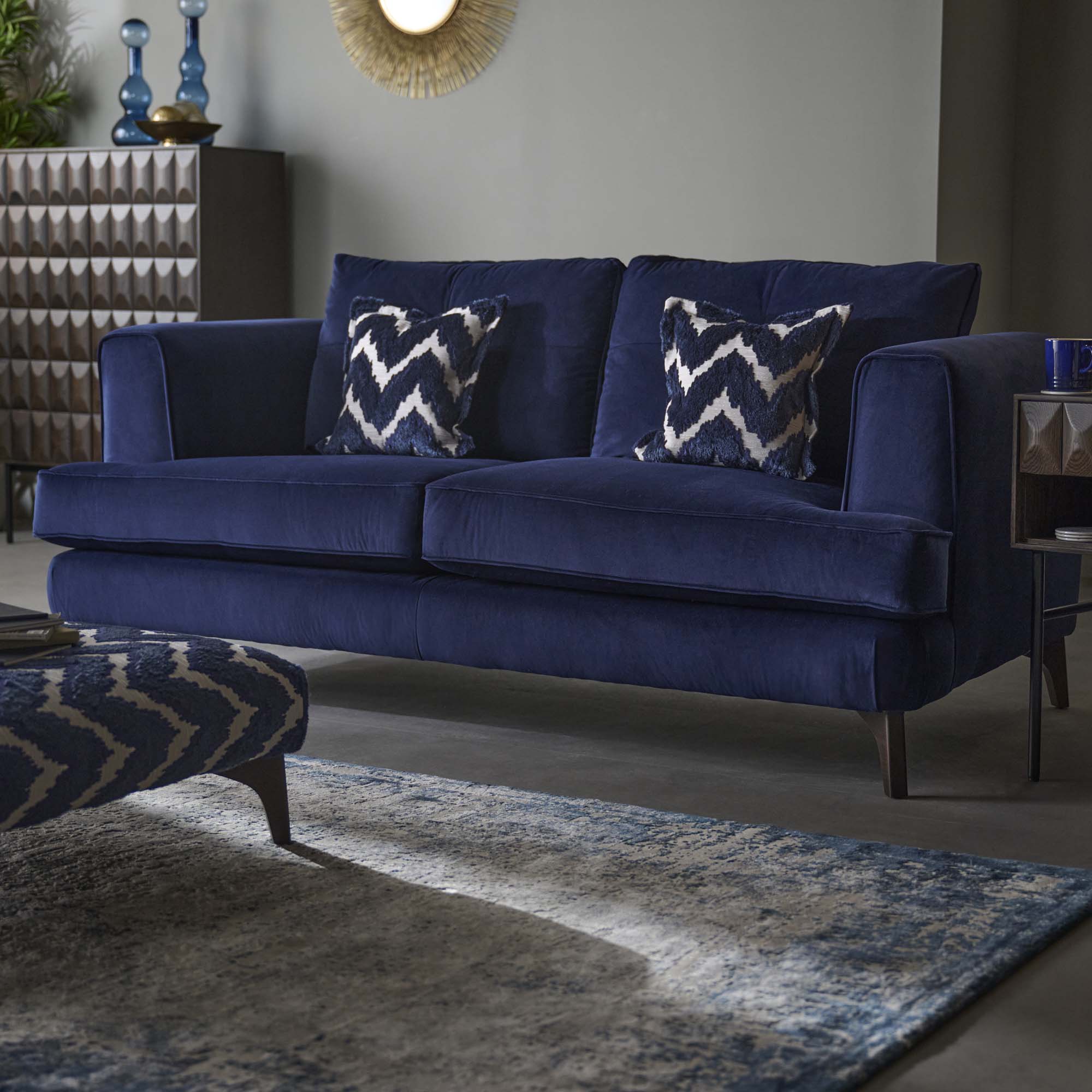 Faith 3 Seater Standard Back Sofa - 3 Seater Sofa Grade A Sterling Home 2