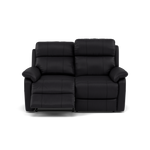 Fara 2 Seater Recliner Sofa - 2 Seater with 2 Power Recliners Cat 25S - Power Recliner with USB Sterling Home 13 NCS-023C BLACK