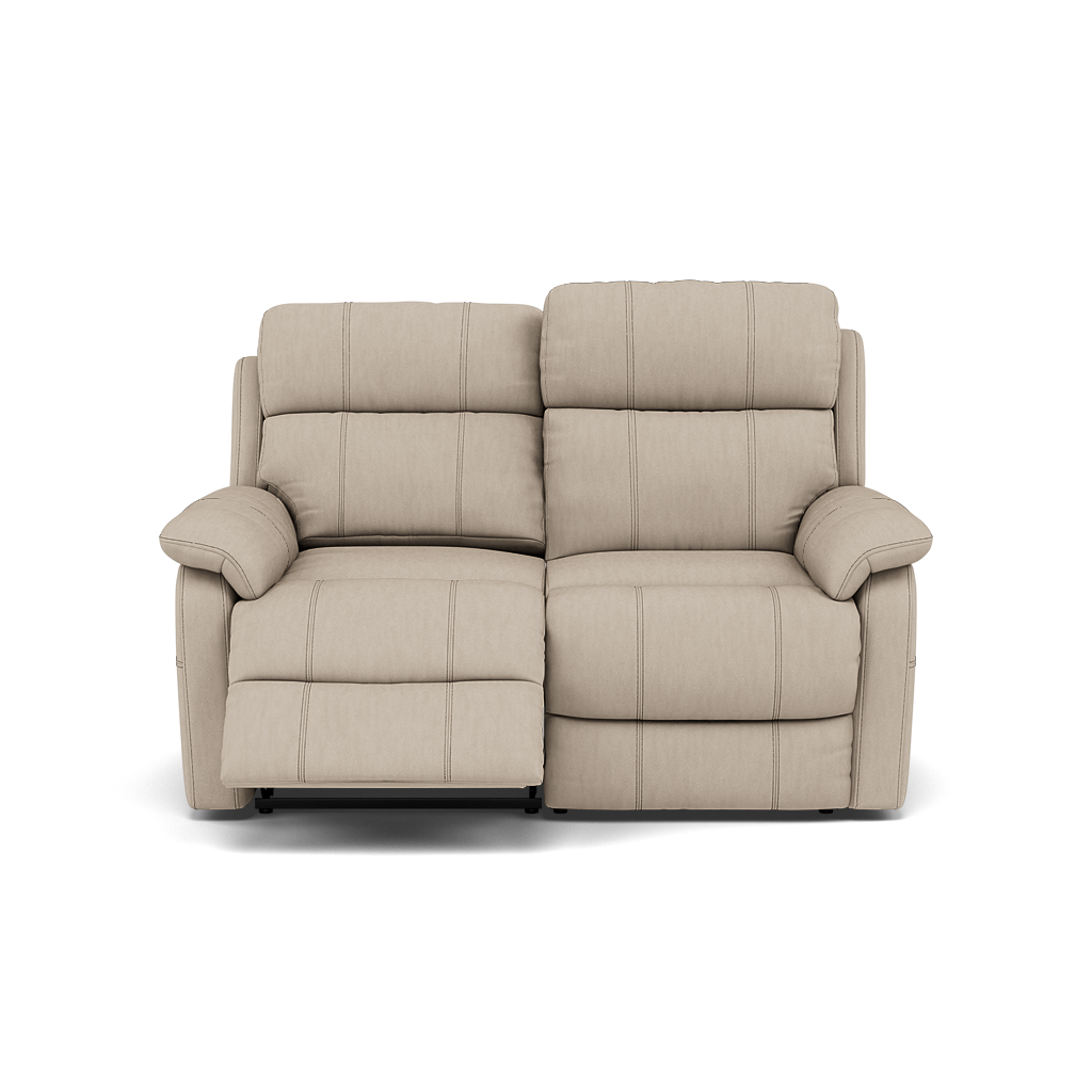 Fara 2 Seater Recliner Sofa - 2 Seater with 2 Power Recliners Cat 25S - Power Recliner with USB Sterling Home 10 NCS-039C PEBBLE
