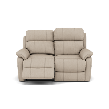 Fara 2 Seater Recliner Sofa - 2 Seater with 2 Power Recliners Cat 25S - Power Recliner with USB Sterling Home 8 NCS-039C PEBBLE