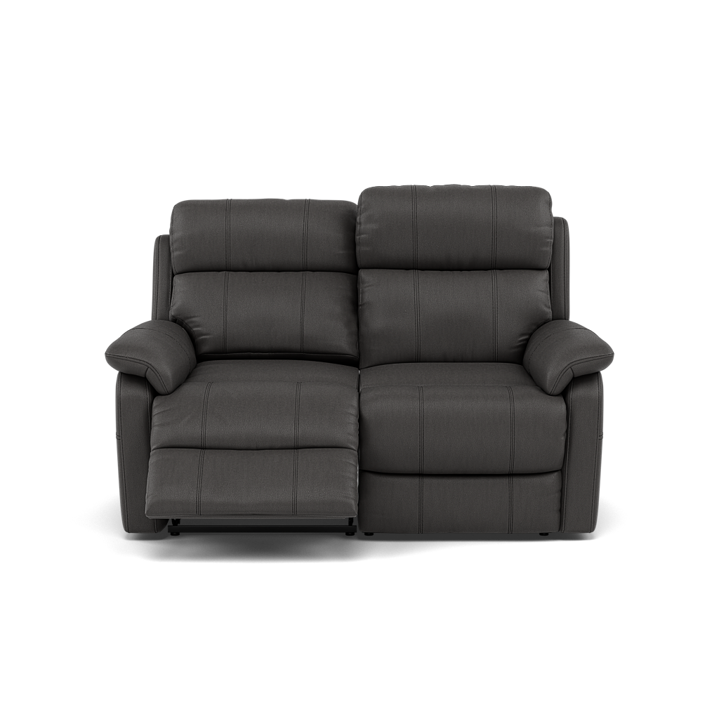 Fara 2 Seater Recliner Sofa - 2 Seater with 2 Power Recliners Cat 25S - Power Recliner with USB Sterling Home 9 NCS-180E SLATE GREY