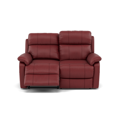 Fara 2 Seater Recliner Sofa - 2 Seater with 2 Power Recliners Cat 25S - Power Recliner with USB Sterling Home 14 NCS-854C RUSTIC RED
