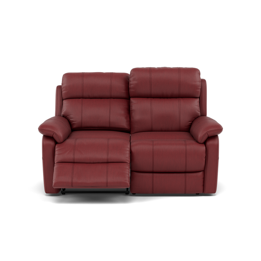 Fara 2 Seater Recliner Sofa - 2 Seater with 2 Power Recliners Cat 25S - Power Recliner with USB Sterling Home 14 NCS-854C RUSTIC RED