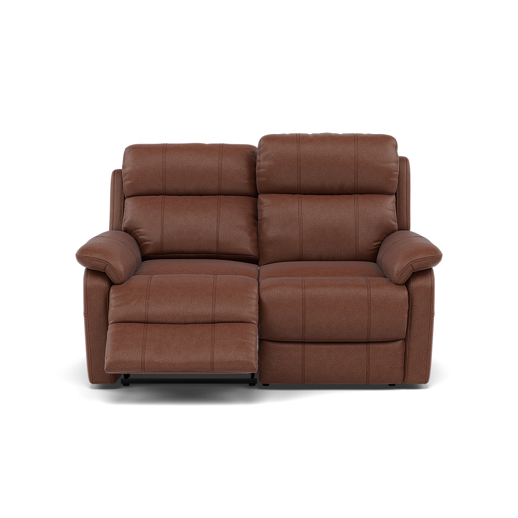 Fara 2 Seater Recliner Sofa - 2 Seater with 2 Power Recliners Fabric - Power Recliner with USB 2 Seater Sofas Sterling Home 7 BFA-BLJ-05 HAZELNUT