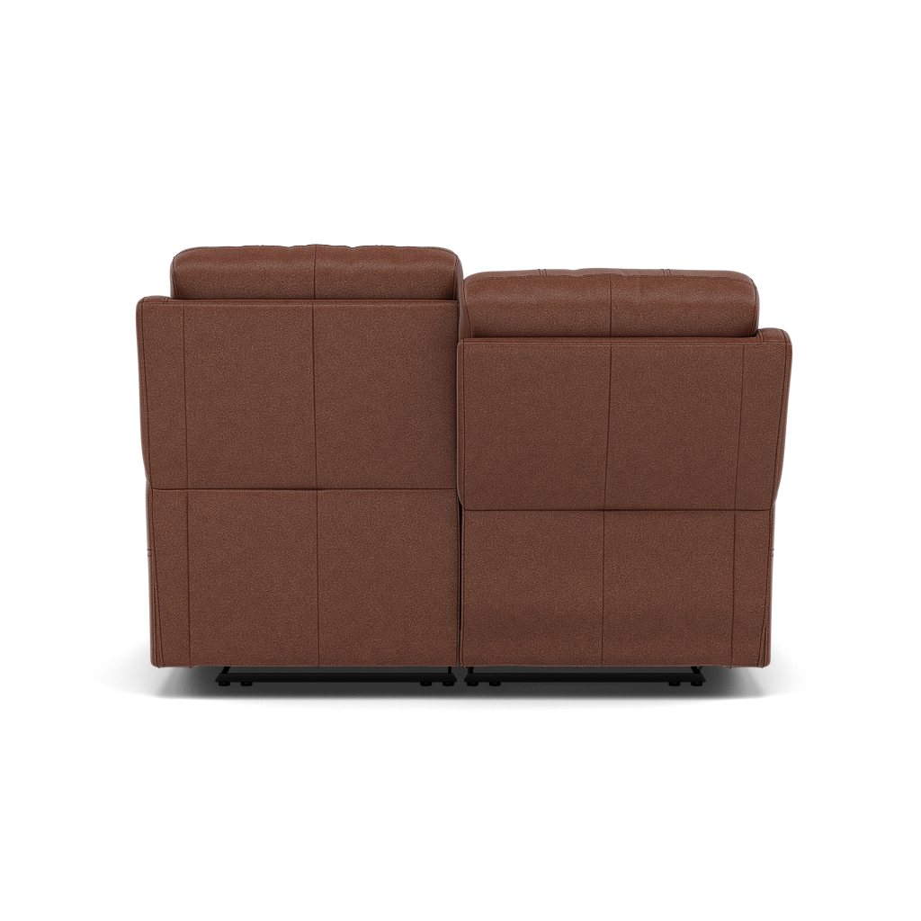 Fara 2 Seater Recliner Sofa - 2 Seater with 2 Power Recliners Fabric - Power Recliner with USB — BFA-BLJ-05 HAZELNUT, gallery image 2